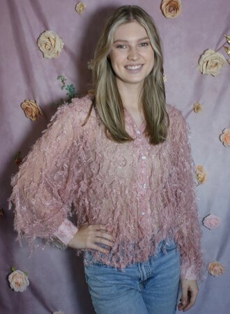 Isabel pink blouse